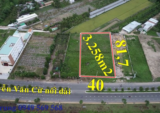 Bán đất: Bán 3258 m2 đất mặt tiền đường Nguyễn Văn Cừ Nối Dài 