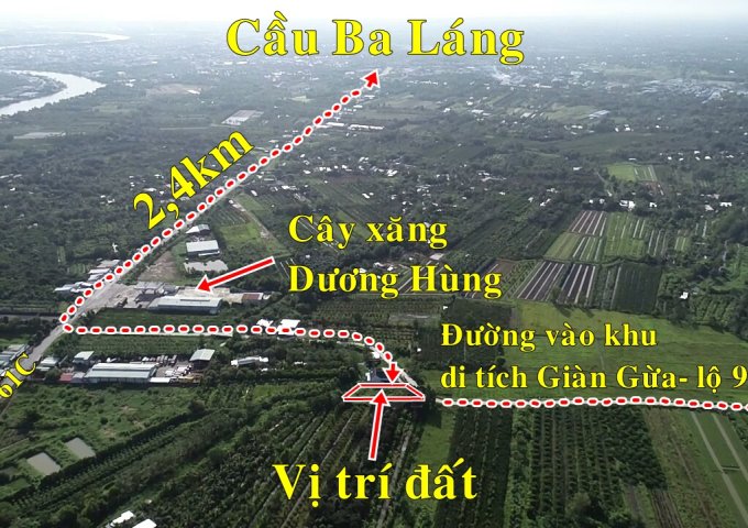 Bán 1177m2  Gần Khu Di Tích Giàn Gừa, Phong Điền, TP. Cần Thơ.