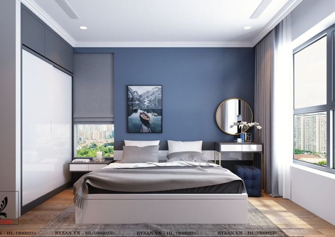 Cho thuê căn hộ chung cư tại Dự án Home City Trung Kính, Cầu Giấy,  Hà Nội diện tích 70m2, 2 phòng ngủ Đủ Đồ  giá 14 Triệu/tháng