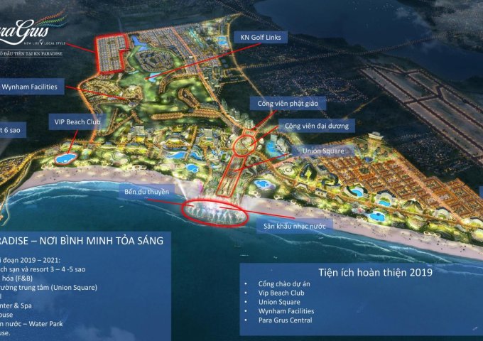 BÁN ĐẤT NỀN NHÀ PHỐ DỰ ÁN KN PARADISE CAM RANH, LIỀN KỀ SÂN BAY, GIÁP 5KM BỜ BIỂN. LH: 0909160018