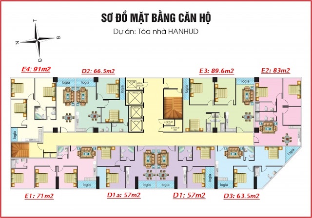 Bảng giá 25 triệu/m2 – dự án Hanhud- 234 Hoàng quốc việt, Nhận nhà ngay.
