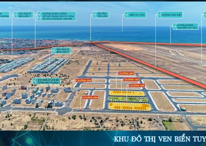 Chính chủ cần bán gấp 2 lô đất ven biển Tuy Hòa - Phú Yên 