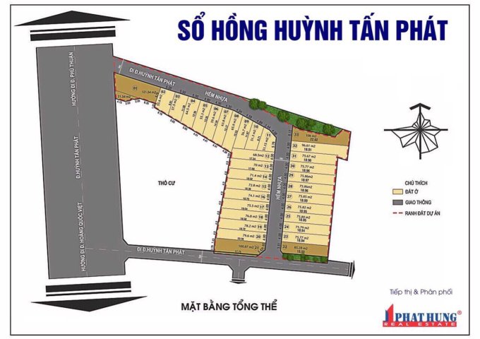 Bán đất HXH Huỳnh Tấn Phát DT 5 X 11 giá 5 tỷ TL