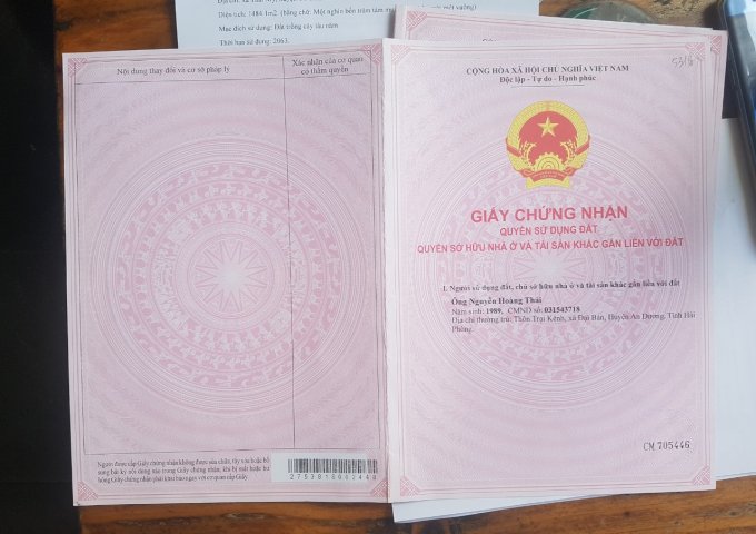 Bán đất 1.400m2 mặt tiền đường Tam Tân,xã Thái Mỹ,Củ Chi.