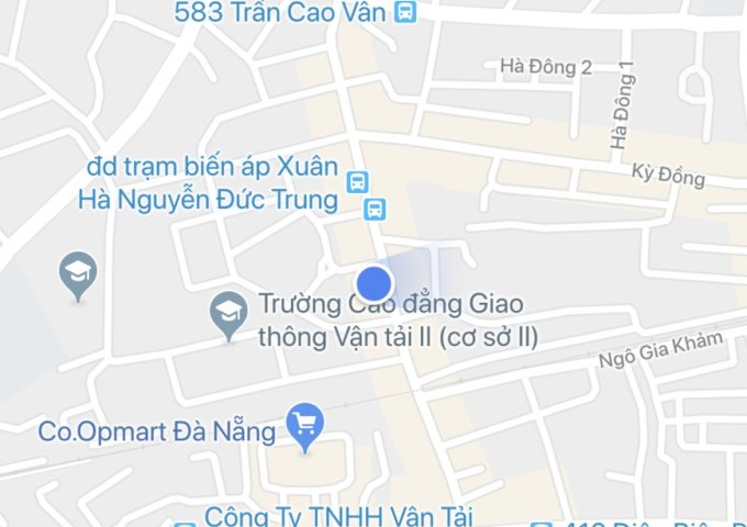 Bán đất mặt tiền Nguyễn Đức Trung, Thanh Khê, DT 5x20m giá 9 tỷ.