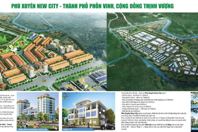 CỰC HOT ! Mở bán Khu Đô Thị Phú Xuyên New City “ - Tỷ suất lợi nhuận 40% / năm . Hỗ trợ vay vốn 70%