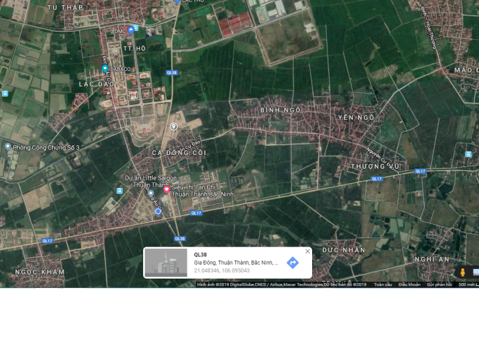 Cần bán lô đất phân lô KĐT Làng Cả, thị trấn Hồ, Thuận Thành, Bắc Ninh