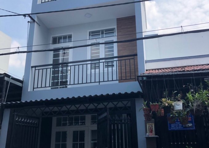 Bán nhà hẻm 6m thông  Thạch Lam P,Phú Thạnh  Q,Tân Phú  DT 4x16   1 trệt 2 lầu