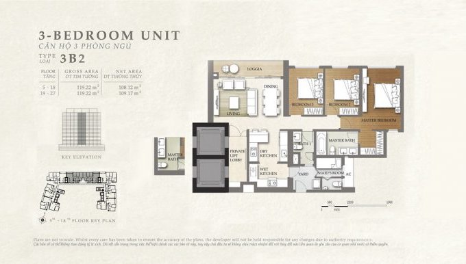 Cần bán căn hộ The Nassim Thảo Điền 3 phòng ngủ tầng cao