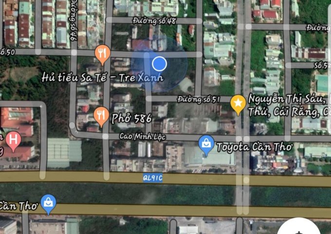 ☆: Bán nền đường số 49 block E6 27 KDC 586 Phú thứ, C.Răng TPCT. Sổ đỏ
