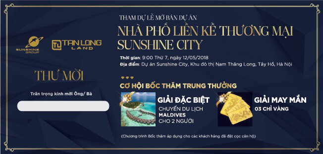 Bán gấp Shophouse Sunshine City – KĐT Ciputra Nam Thăng Long, Hà Nội