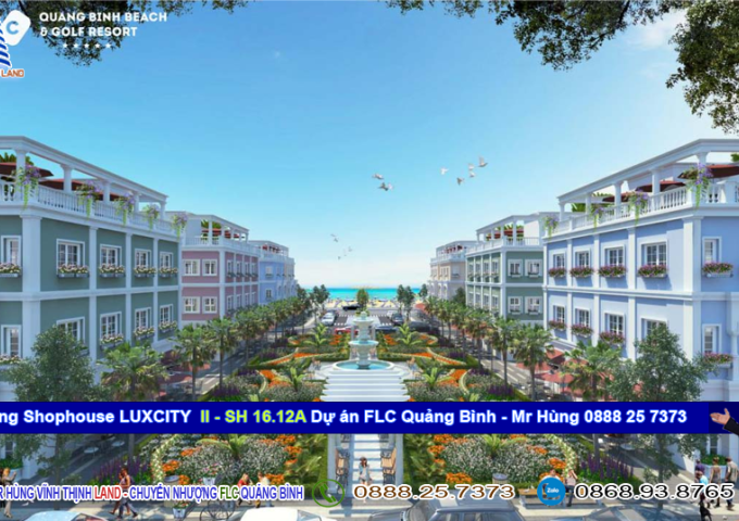 Chính chủ cần bán SHOPHOUSE LUXCITY  II – SH 16.12A, FLC Quảng Ninh