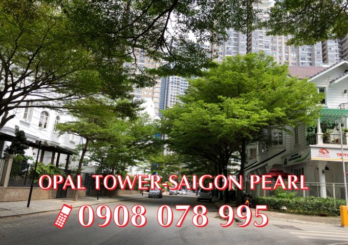 Bán căn hộ 4PN_160m2, căn số 6, tầng cao dự án Opal Tower-Saigon Pearl. Hotline PKD 0908 078 995 hỗ trợ xem nhà linh hoạt