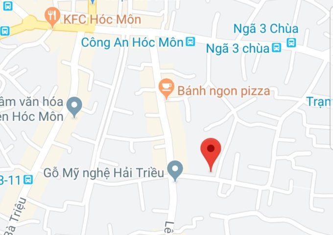 Chính chủ bán nhà nguyên căn, ngã 3 Lê Thị Hà, thị trấn Hóc Môn.