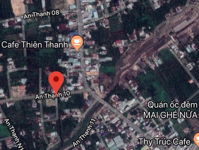 Bán đất MT An Thạnh 10, Thuận An-Bình Dương. DT 277m2, giá 4 tỷ 2