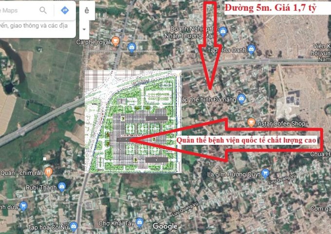 Bán lô đất gần bệnh viện quốc tế Đà Nẵng giá chỉ 1,8 tỷ