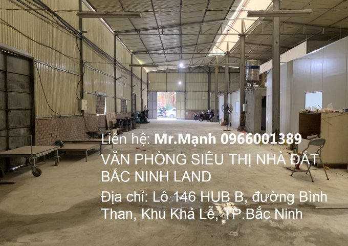 Mình cần cho thuê kho xưởng tại khu Đại Phúc, TP.Bắc Ninh