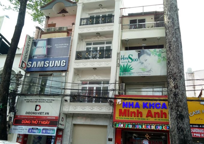 Cho thuê nhà MT Trần Quang Khải, Quận 1, 4x23m, 4 tầng, giá 120 triệu/tháng