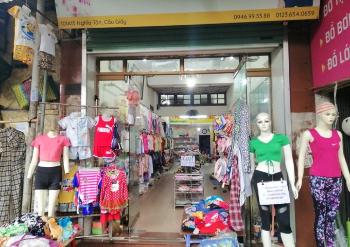 Cho thuê cửa hàng kinh doanh mặt chợ Nghĩa Tân, 125m2 giá 20tr/th, 0963792161