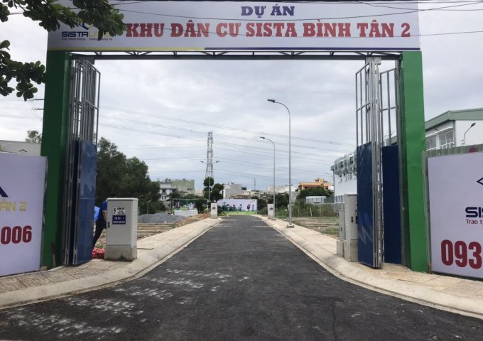 KDC Sista Bình Tân 2 ngay đại lộ Võ Văn Kiệt chỉ từ 35tr/m2