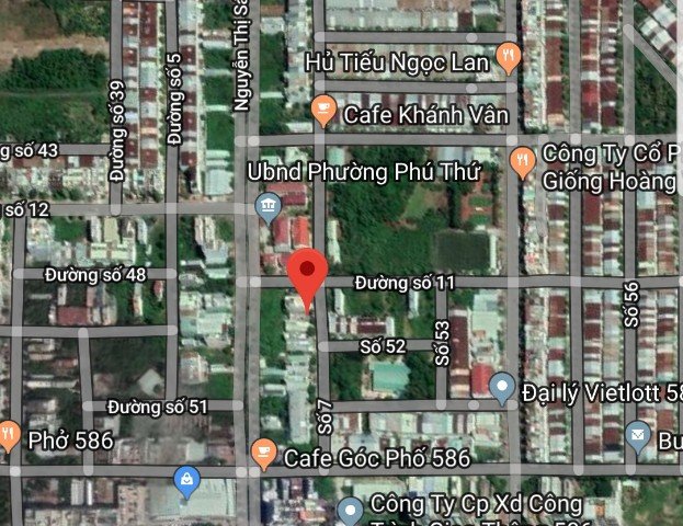 ☆: Bán nền đường số 07 block G1 37 KDC 586 Phú thứ, C.Răng TPCT. Sổ đỏ