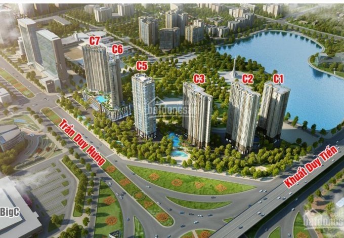 Bán căn hộ chung cư C31209 dự án D'.CAPITALE đường Trần Duy Hưng (đối diện Big C)