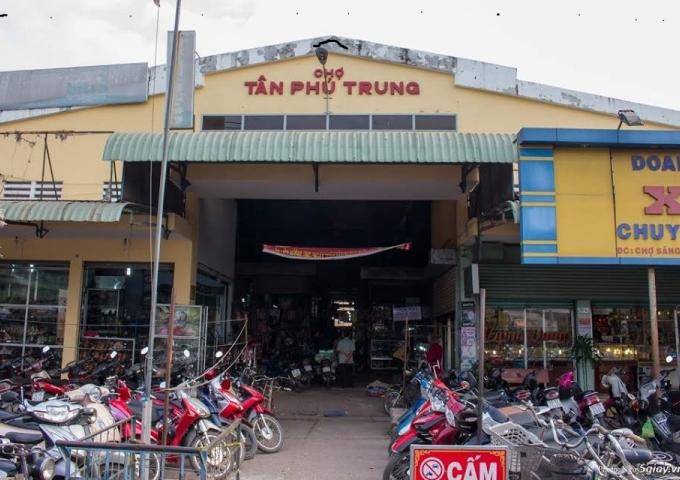 Đất đường Hồ Văn Tắng, Sát chợ Tân Phú Trung SHR 