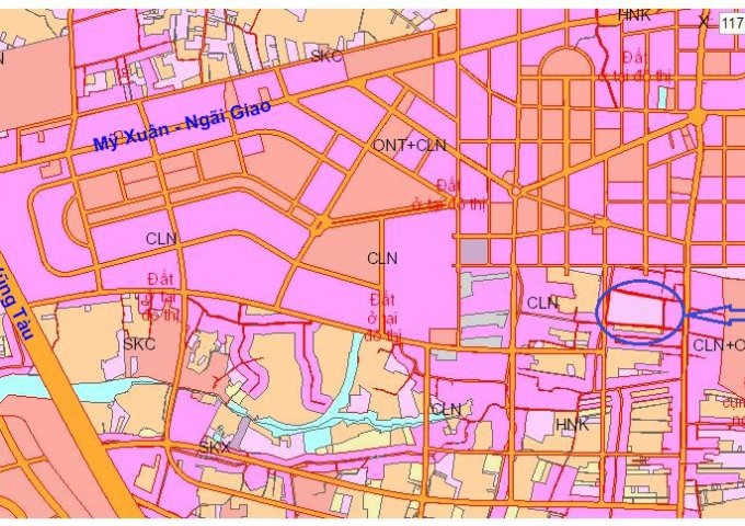 Đất thổ cư trung tâm thị xã Phú Mỹ chỉ 450 triệu/nền 150m2 SHR, mặt tiền đường nhựa 6m