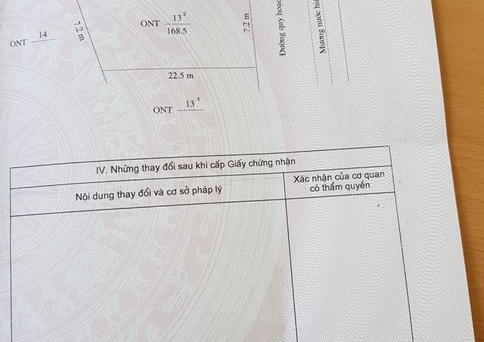 Bán đất tại Xã Hải Nhân, Tĩnh Gia,  Thanh Hóa diện tích 168.5m2  giá 500,000,000 Triệu