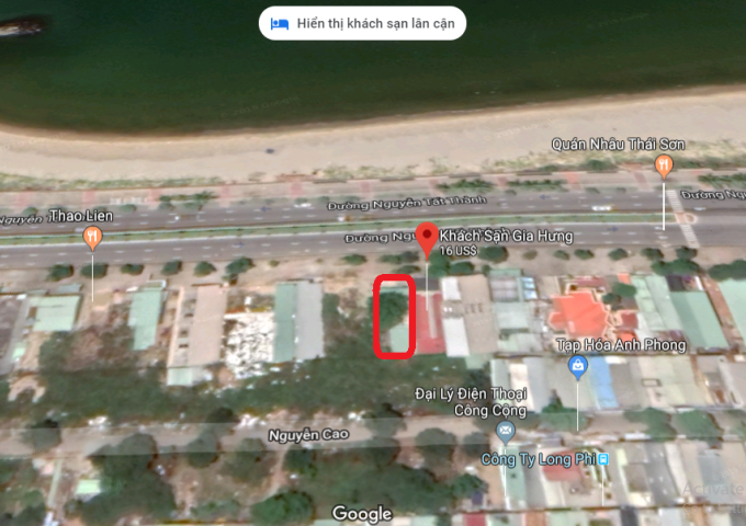 Cần bán gấp lô đất 125m2 mặt tiền đường biển Nguyễn Tất Thành, Thanh Khê, giá 13 tỷ