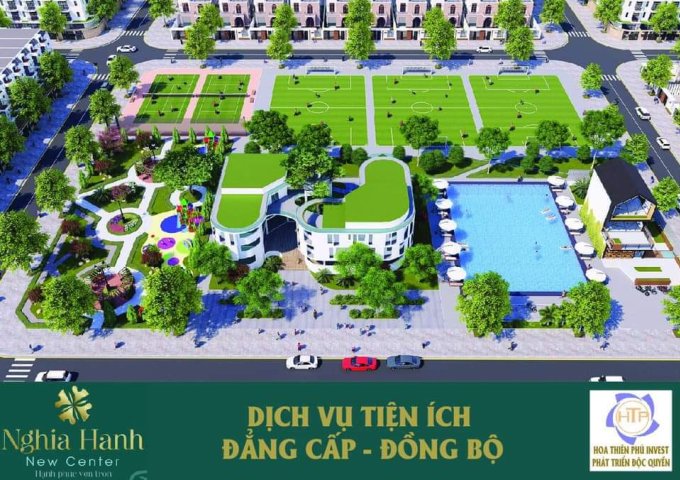 Bán đất + shop house dự án Nghĩa Hành New Center, Quảng Ngãi.