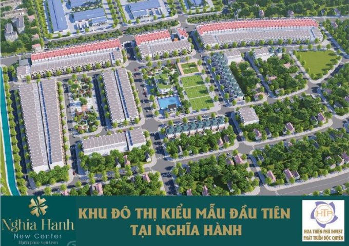 Bán đất + shop house dự án Nghĩa Hành New Center, Quảng Ngãi.