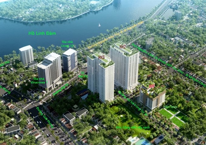 Cho thuê sàn thương mại Ecolake Vew Đại Từ, Hoàng Mai,Hà Nội  50m2,150m2,1000m2
