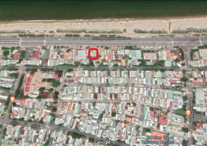 Chào bán cặp đất đường biển Nguyễn Tất Thành, Thanh Khê, diện tích 241m2, giá 123 triệu/m2