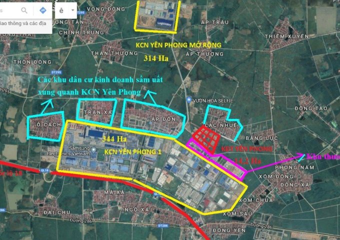 Lí do nên mua đất ở khu đô thị mới Yên Phong - Thụy Hòa , Yên Phong ,Bắc Ninh .LH : 0944141593