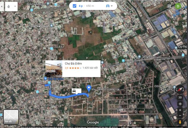 Bán đất tại Dự án Khu dân cư Hoàng Hải, Hóc Môn,  Hồ Chí Minh diện tích 90m2  giá 1.350 Tỷ