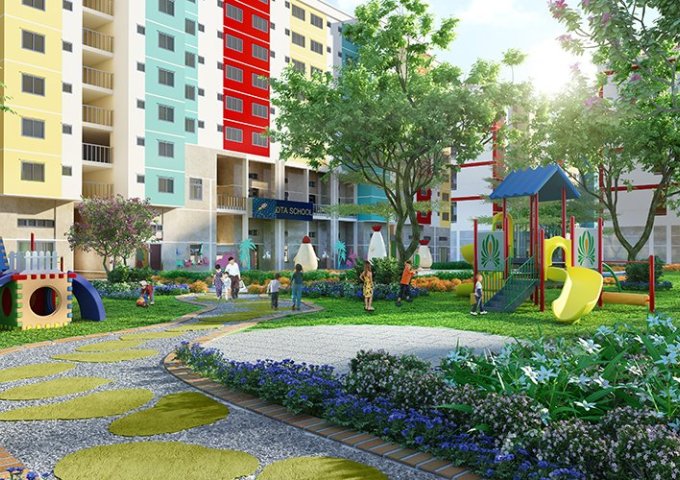 Căn Hộ Nhơn Trạch Happy Home - 297 triệu/căn 2PN Nội thất cao cấp, Ngân hàng hỗ trợ vay 50% trả góp 2 triệu/tháng