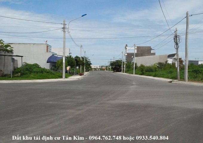 Mua bán đất tái định cư Tân Kim - Tân Phước - Đặng Huỳnh, 90m2 THổ cư, SHR, SD 105m2 Đầu tư tốt.