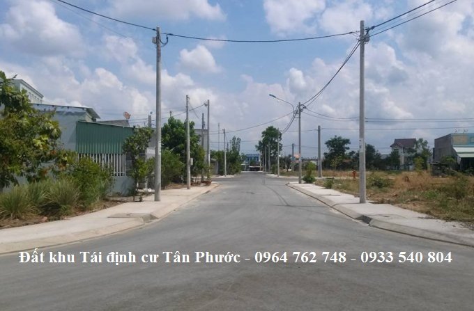 Mua bán đất tái định cư Tân Kim - Tân Phước - Đặng Huỳnh, 90m2 THổ cư, SHR, SD 105m2 Đầu tư tốt.