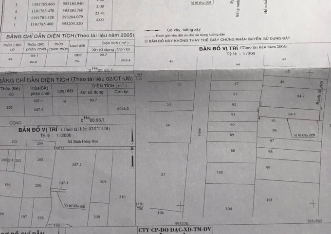 BÁN ĐẤT HẺM 457 LÊ VĂN QUỚI, P. BTĐ A, Q. BÌNH TÂN