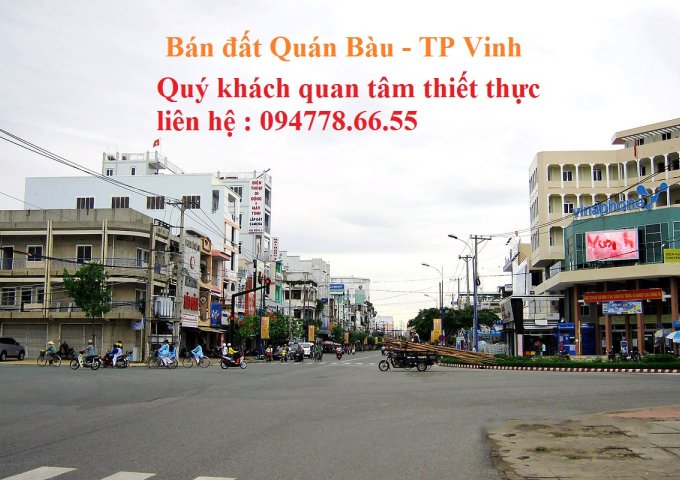 Bán đất tại Phường Quán Bàu, Vinh,  Nghệ An diện tích 148m2  giá 1,750 Triệu