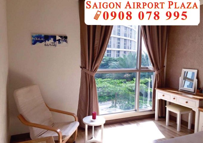 Saigon Airport Plaza q.Tân Bình_Cho thuê Căn hộ 2PN, đủ nội thất, giá 18 tr/th. Hotline PKD SSG 0908 078 995