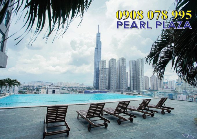 Cho Thuê căn hộ 1PN_56m2 Pearl Plaza Q.Bình Thạnh_View Sông Sài Gòn. Hotline PKD SSG 0908 078 995 Xem Nhà Ngay