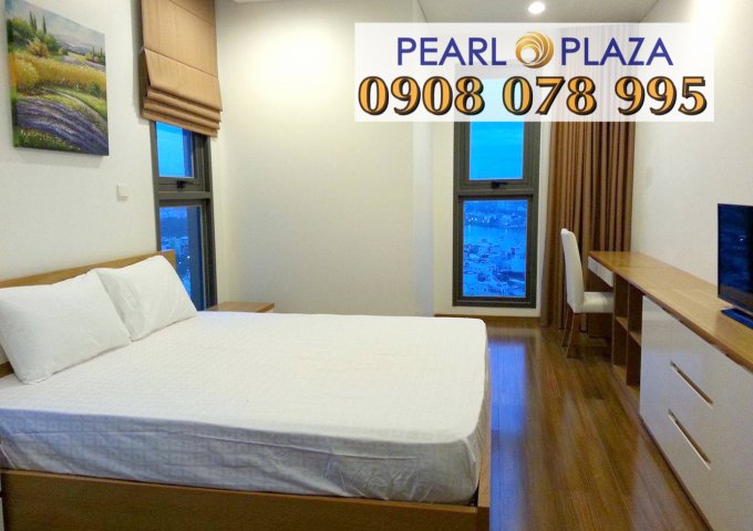 Cho Thuê căn hộ 2PN_97m2 Pearl Plaza Q.Bình Thạnh, tầng cao, full nội thất. Hotline PKD SSG 0908 078 995 Xem Nhà Ngay