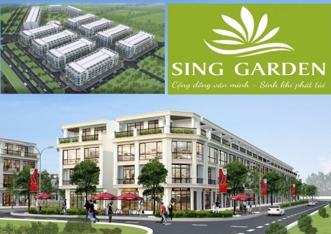 Bán nhà mặt phố tại Dự án Sing Garden, Từ Sơn,  Bắc Ninh, bước đầu tư thông minh dành cho bạn