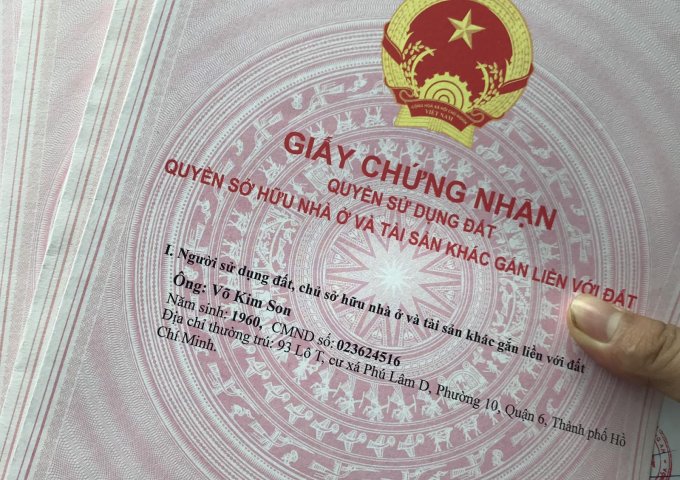 Bán đất tại Mặt tiền đường Nguyễn Văn Bứa, Hóc Môn,  Hồ Chí Minh diện tích 100m2  giá 900 Triệu