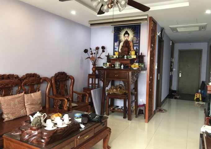 Cho thuê căn hộ chung cư full đồ cao cấp nhất tòa Green Park Việt Hưng, Long Biên, S: 100m2. Giá: 12tr/tháng.