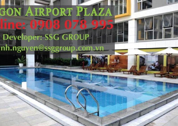 Saigon Airport Plaza_Chuyên giỏ hàng cho thuê Căn hộ 1_2_3PN cạnh Sân Bay Tân Sơn Nhất. Hotline PKD 0908 078 995