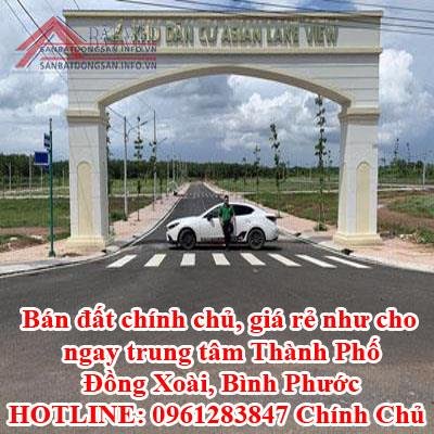 Bán đất chính chủ, giá rẻ như cho ngay trung tâm Thành Phố Đồng Xoài, Bình Phước.