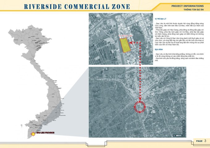 Mở bán đất nền dự án Bạc Liêu Riverside, giá 18 triệu/m2, đã có sổ riêng từng nền.